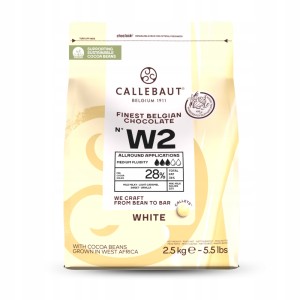 CZEKOLADA CALLEBAUT BIAŁA W2 2,5KG