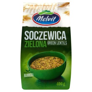 MELVIT Soczewica zielona 400g