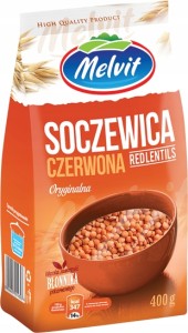 MELVIT Soczewica czerwona 400g