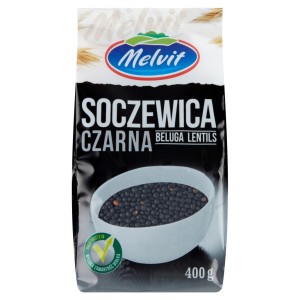 MELVIT Soczewica czarna 400g