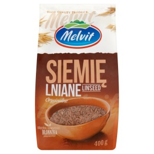 MELVIT Siemię lniane brązowe 400 g