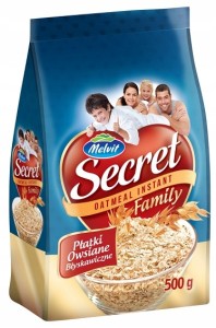 MELVIT Płatki owsiane błyskawiczne SECRET FAMILY 500 g