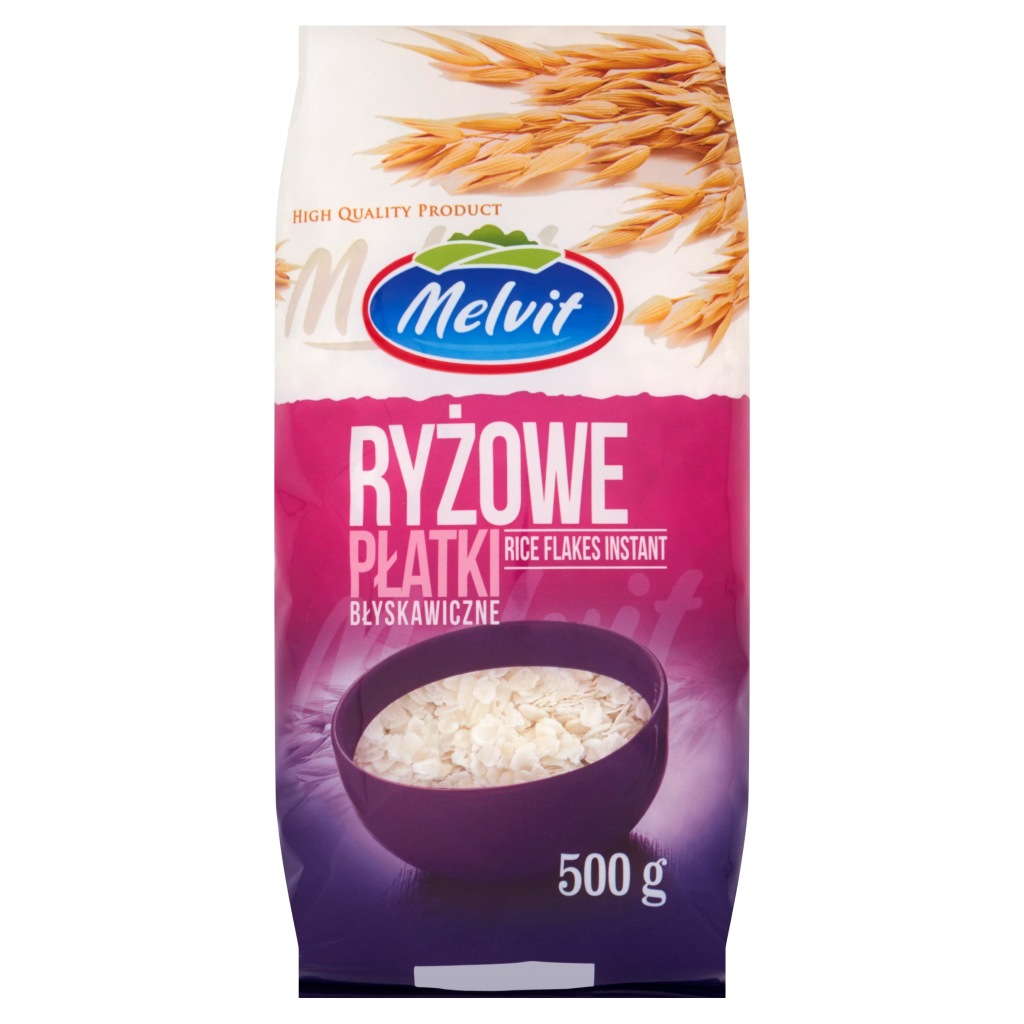 MELVIT Ryżowe płatki błyskawiczne 500 g