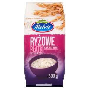 MELVIT Ryżowe płatki błyskawiczne 500 g