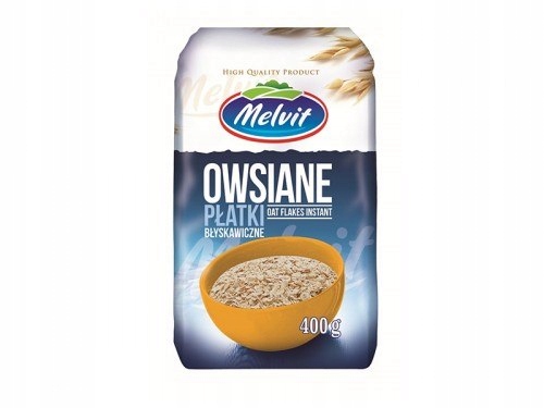 MELVIT Płatki owsiane błyskawiczne 400 g