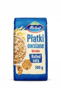 MELVIT Płatki owsiane 500g