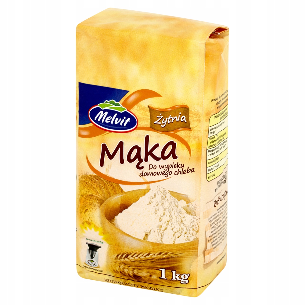 MELVIT Mąka żytnia 1 kg Do wypieku chleba