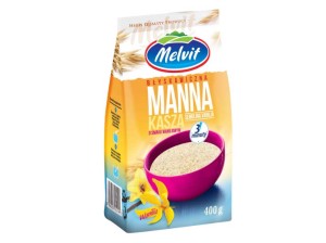 MELVIT Kasza manna błyskawiczna waniliowa 400 g