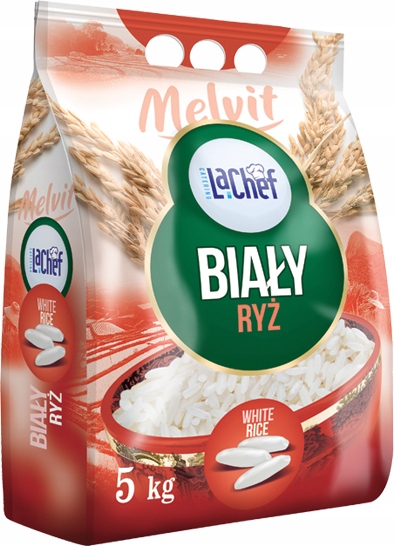 MELVIT Ryż biały 5 kg LaChef