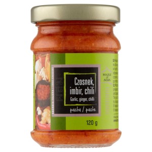 House of Asia PASTA Z CZOSNKU, IMBIRU I CHILI 120 g