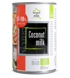 House Of Asia Mleczko kokosowe BIO 17-19% UHT 400 ml VG / VE