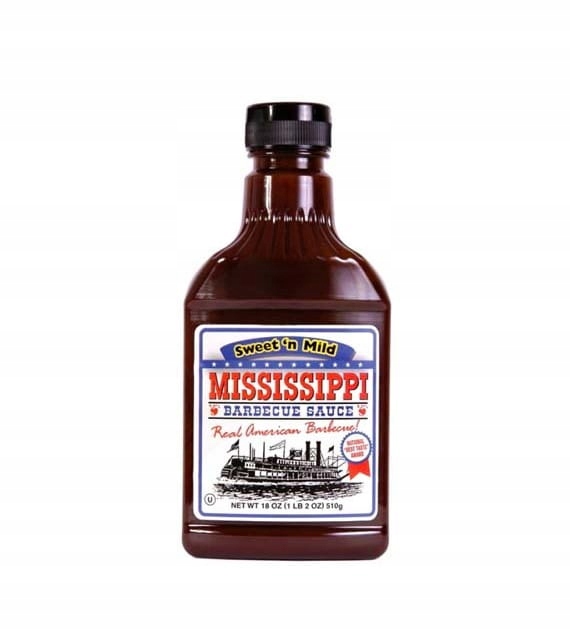 Mississippi Sos barbecue słodko-łagodny 510 g