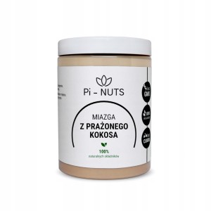 Pasta kokos Pi-nuts Miazga z prażonych kokosów 1kg 1000 g