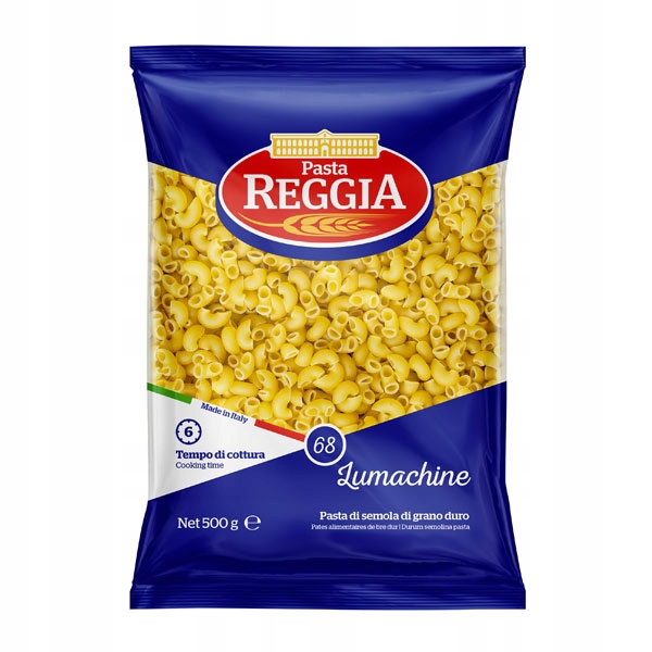 REGGIA Makaron LUMACHINE - KOLANKA 500G