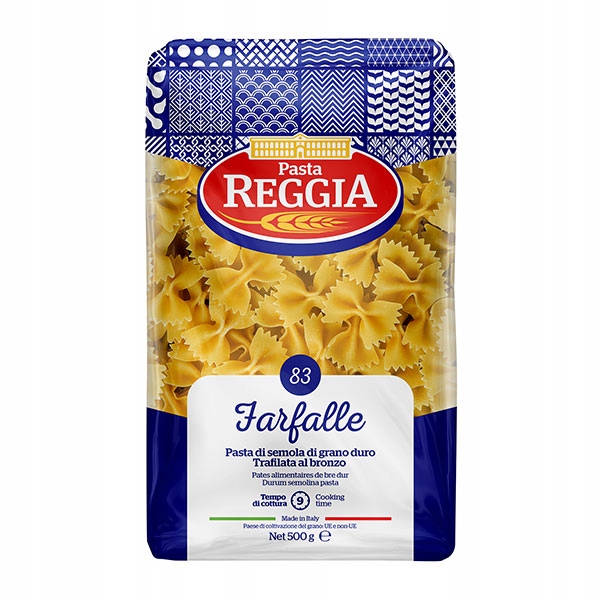 REGGIA Makaron FARFALLE - KOKARDKI 500G
