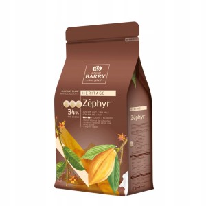 Cacao Barry czekolada biała ZEPHYR 5kg Termin ważności: 25.01.2026