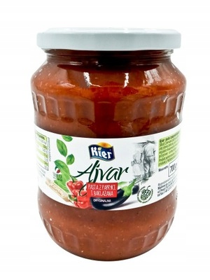 KIER AJVAR Pasta Z papryki i bakłażana 720ML