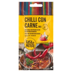 CASA de MEXICO Mieszanka przypraw CHILI CON CARNE MIX 20 g