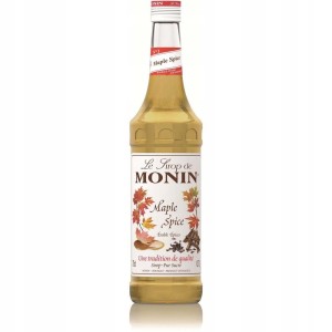 Syrop MONIN Maple Spice 700 ml – klonowy z nutą korzenną do kaw i deserów