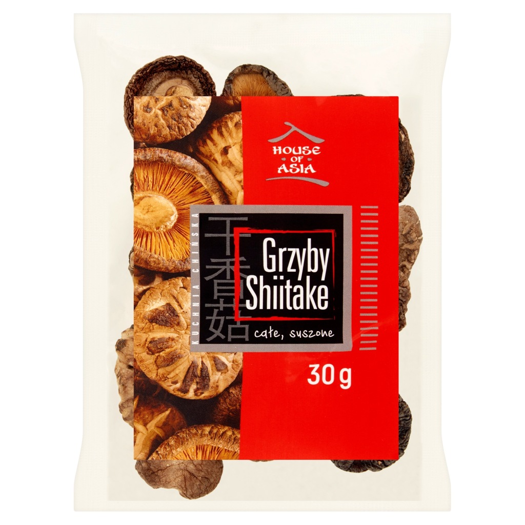 House of Asia Grzyby SHITAKE Suszone 30 g