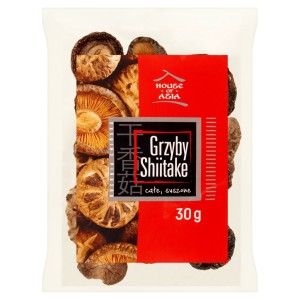 House of Asia Grzyby SHITAKE Suszone 30 g