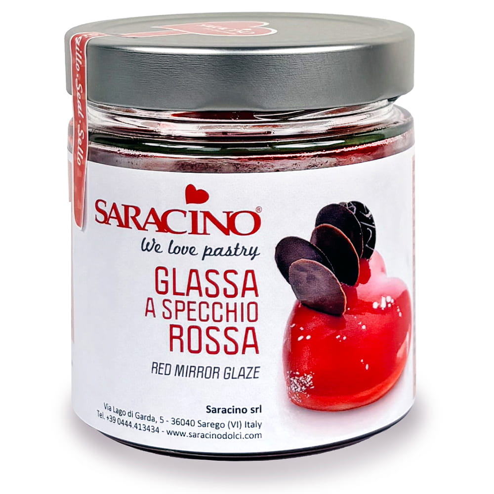 POLEWA LUSTRZANA MIRROR GLAZE CIEMNA CZEKOLADA 350G SARACINO PAS012K035
