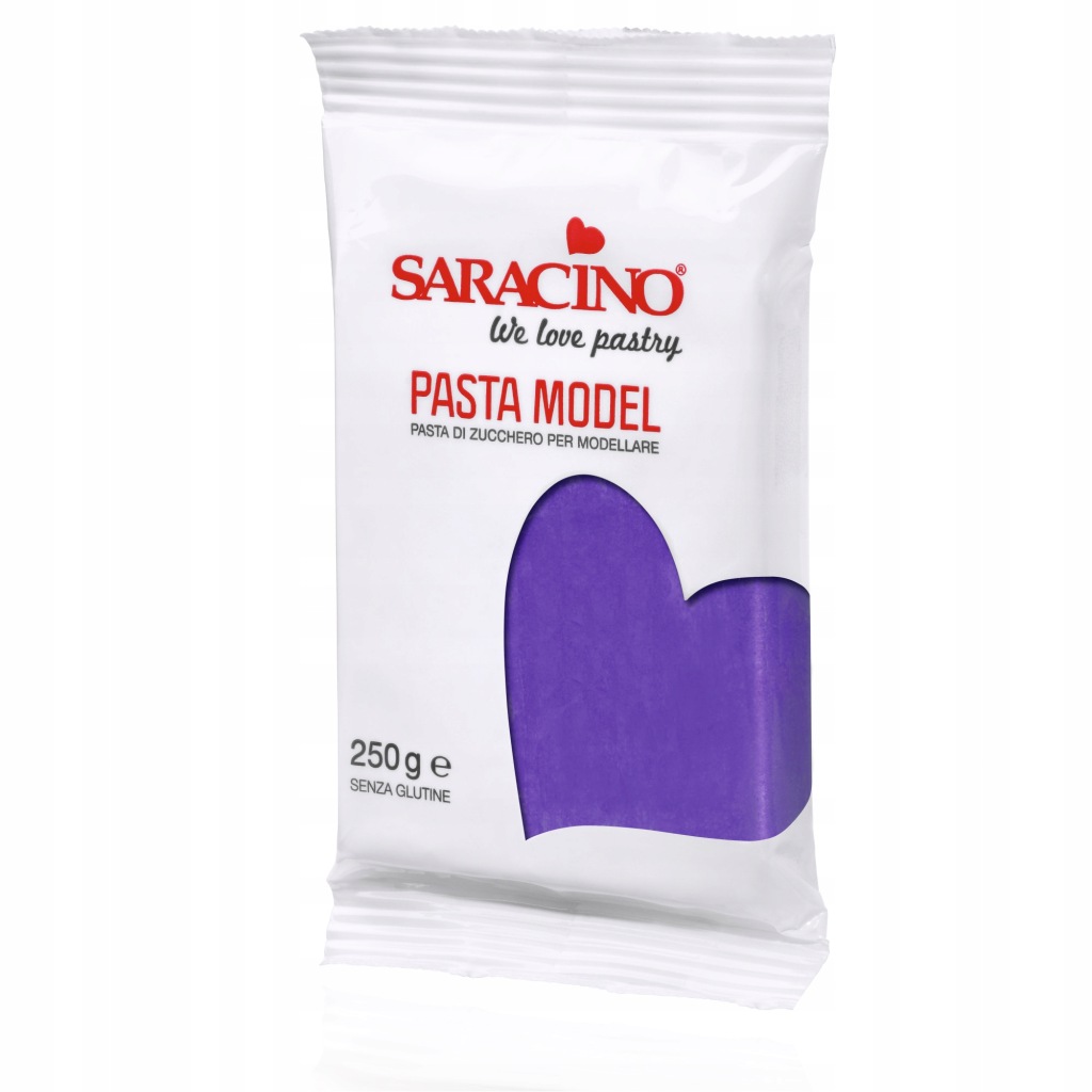 MASA CUKROWA DO MODELOWANIA FIOLETOWY 250G SARACINO DEC028K025