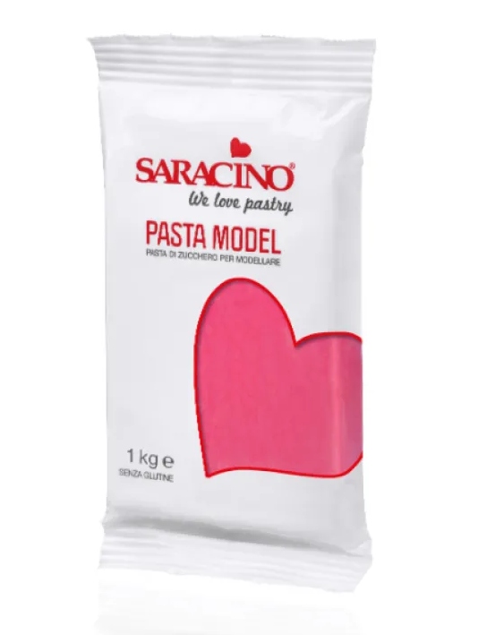 MASA CUKROWA DO MODELOWANIA FUKSJA 1KG SARACINO DEC037K1