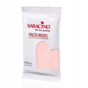 MASA CUKROWA DO MODELOWANIA JASNY RÓŻOWY 250G SARACINO DEC017K025