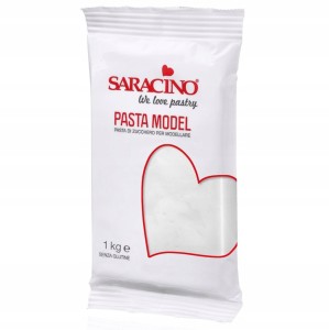 MASA CUKROWA DO MODELOWANIA BIAŁA 1KG SARACINO DEC005K1