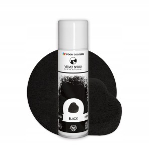 Barwnik w aerozolu (spray) Food Colours 250 g 250 ml 1 szt. czarny