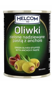 Oliwki zielone nadziewane anchois 300 ml puszka