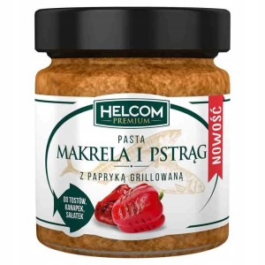 Pasta z makreli i pstrąga z grillowaną papryką Helcom 0,18 kg
