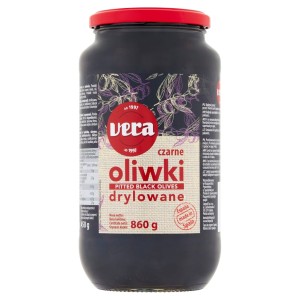Vera Oliwki czarne drylowane 860 g