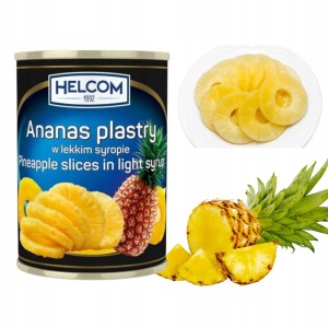 Ananas plastry w syropie HELCOM 3,1 kg