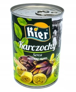 Karczochy - serca 390g KIER