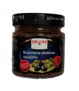 (DP) BRUSCHETTA 225ML SYCULIJSKA Z OLIWKAMI