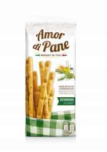 Paluszki Amor Di Pane z rozmarynem 125 g