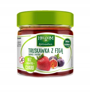 Dżem truskawka z figą Helcom 200g bez cukru
