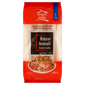 Makaron ryżowy bezglutenowy Vermicelli 200 g House of Asia
