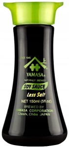 Sos sojowy Yamasa mniej słony 150 ml dyspenser