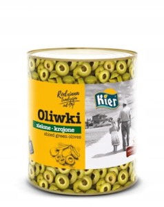 Oliwki zielone krojone egipt Kier 3000 g