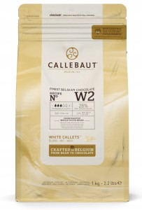 Czekolada Callebaut biała W2 1kg w pastylkach 28% belgian chocolate