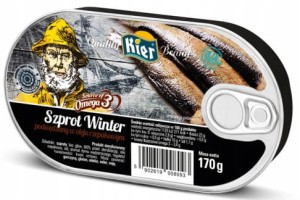 Szprot WINTER w oleju podwędzany 170g Kier