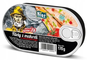 Filety z Makreli w Sosie Pomidorowym 170g Kier 0,17 kg