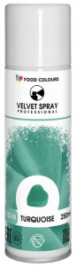 F.C Zamsz w sprayu Food Colours 250 ml. Turquoise - Turkusowy