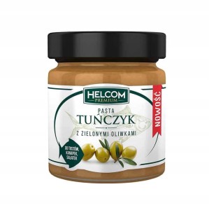 Pasta tuńczyk z zielonymi oliwkami Helcom 0,18 kg