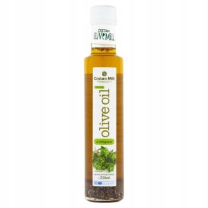 Oliwa z oliwek extra virgin o smaku OREGANO Cretan Mill 250 ml