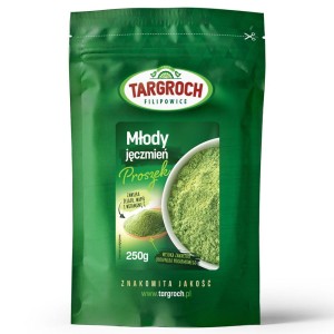 Zielony jęczmień Targroch Młody jęczmień zielony mielony 250g proszek 250 g