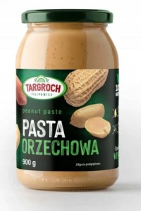 TARGROCH Pasta ORZECHOWA 900 g 100% orzechów arachidowych BEZ CUKRU